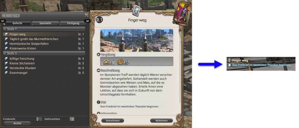 FFXIV Freibriefe & Staatserlasse · Crystal Universe