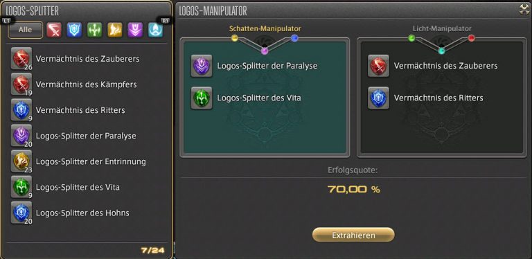 FFXIV EurekaPyros Die LogosKommandos und der LogosManipulator
