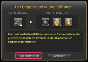 FFXIV Das Raffinieren · Crystal Universe