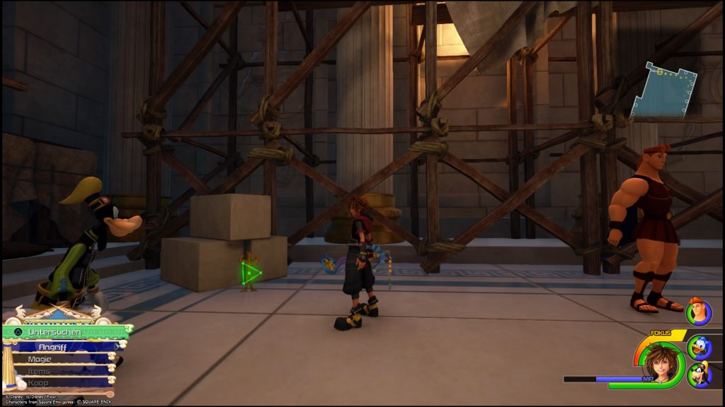Kingdom Hearts III Alle goldenen Herkules Figuren · Crystal Universe