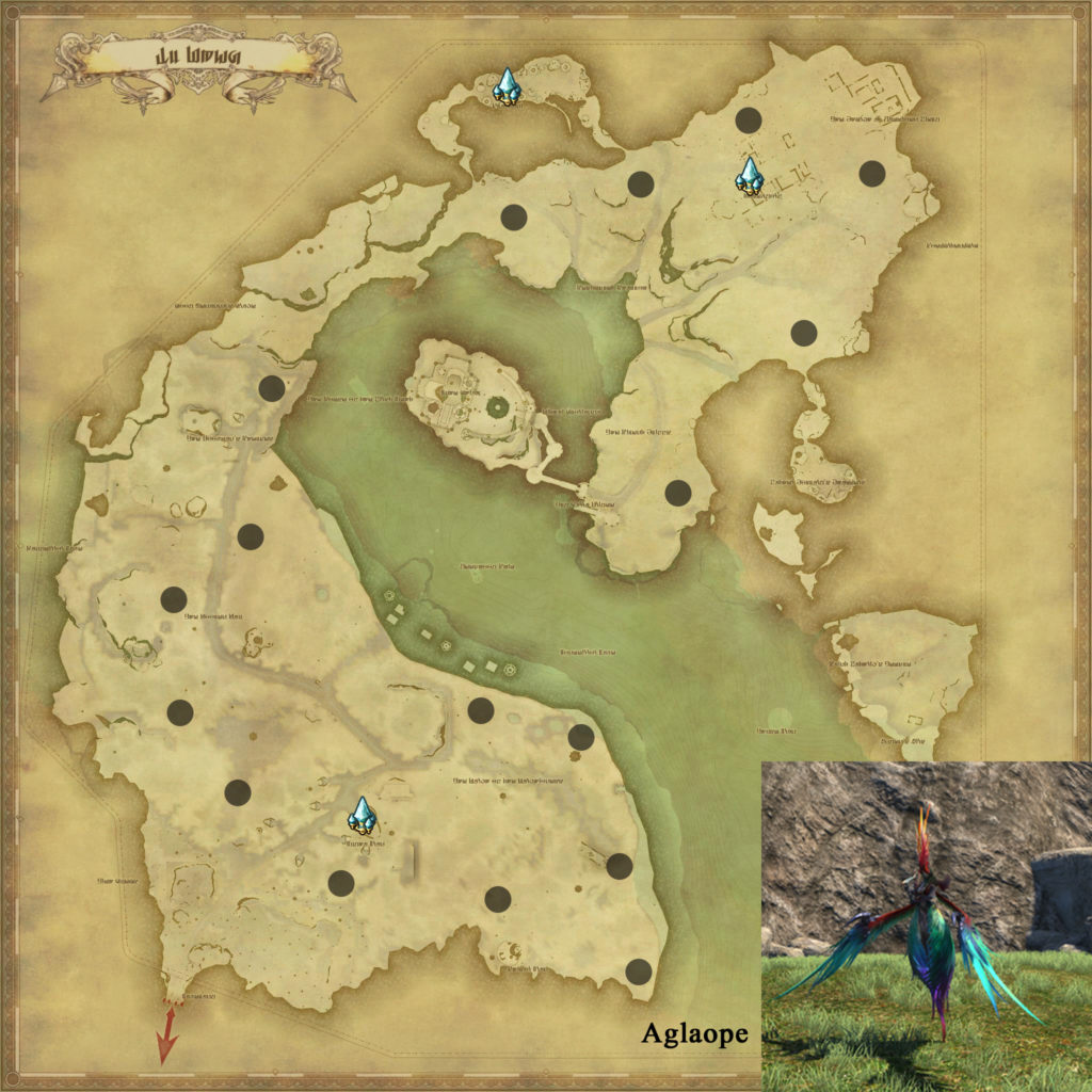 FFXIV Die Hohe Jagd Positionen der Ranks · Crystal Universe