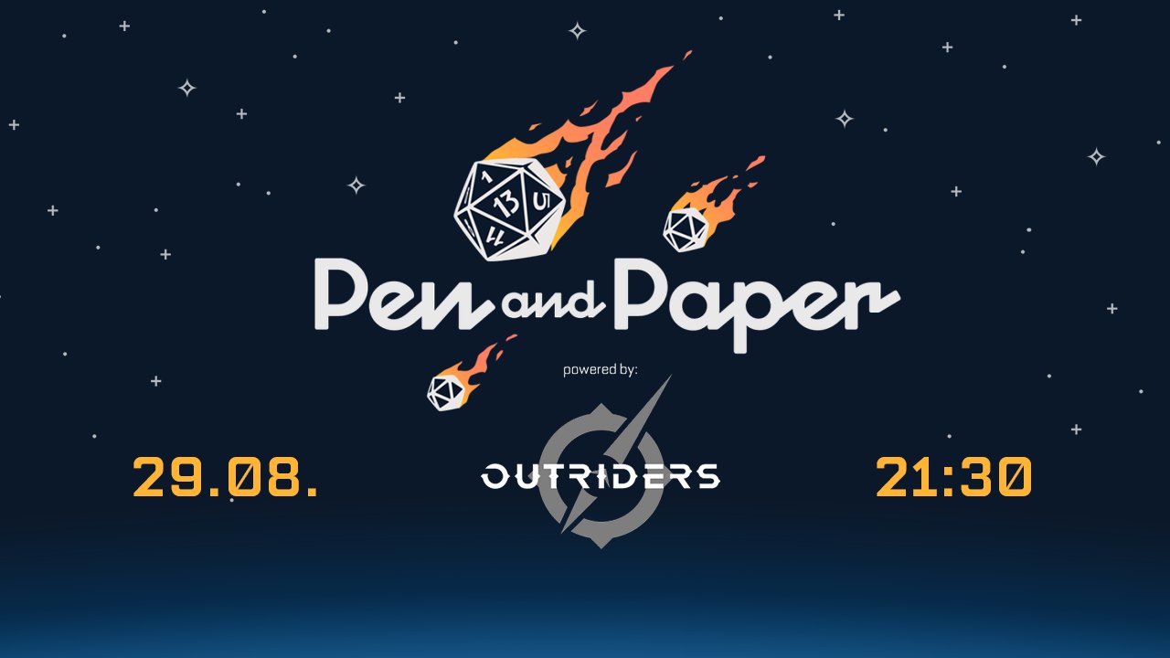 Outriders Pen & Paper bei Rocket Beans TV · Crystal Universe