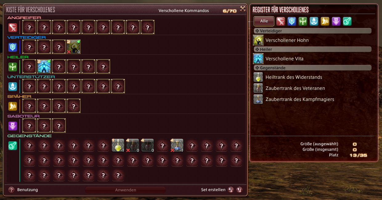 FFXIV ZadnorHochebene Verschollene Kommandos · Crystal Universe