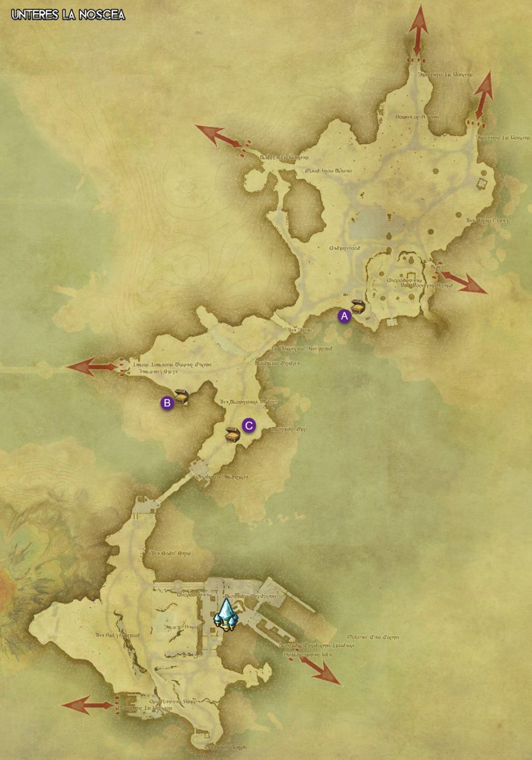 FFXIV: Die Schatzsuche – Vergilbte Lederkarte · Crystal Universe