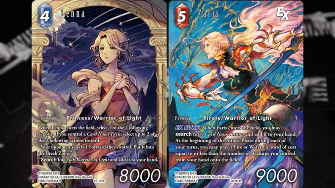 FFTCG KdW GitA Lenna Faris Banner