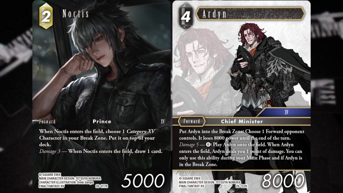 FFTCG KdW GitA Noctis Ardyn Banner
