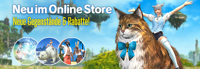 FFXIV Zottelmantel-Katze Banner